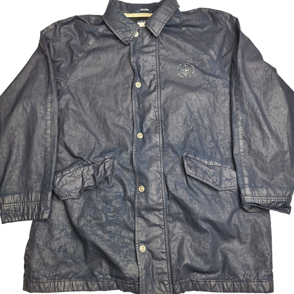 Tommy Hilfiger Vintage Full Zip Collared Softshell Lined Jacket Size XL‎